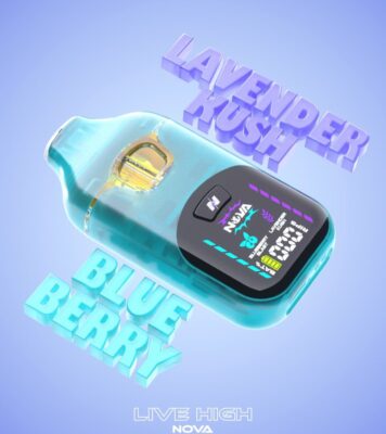 nova blueberry blast + lavender kush